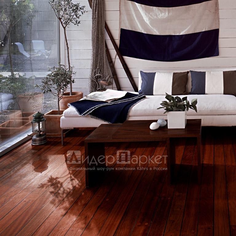 Ятоба с темной полосой Ньюпорт Черс (Kahrs Jatoba/Dark strip Newport)