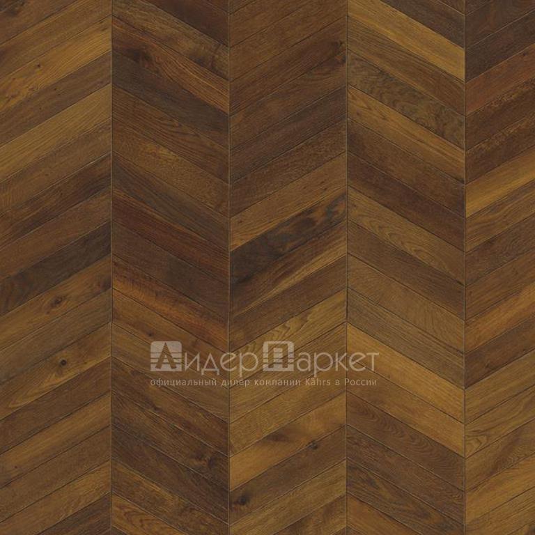 Дуб Шеврон Тёмно-коричневый  (Kahrs Oak Dark Brown)