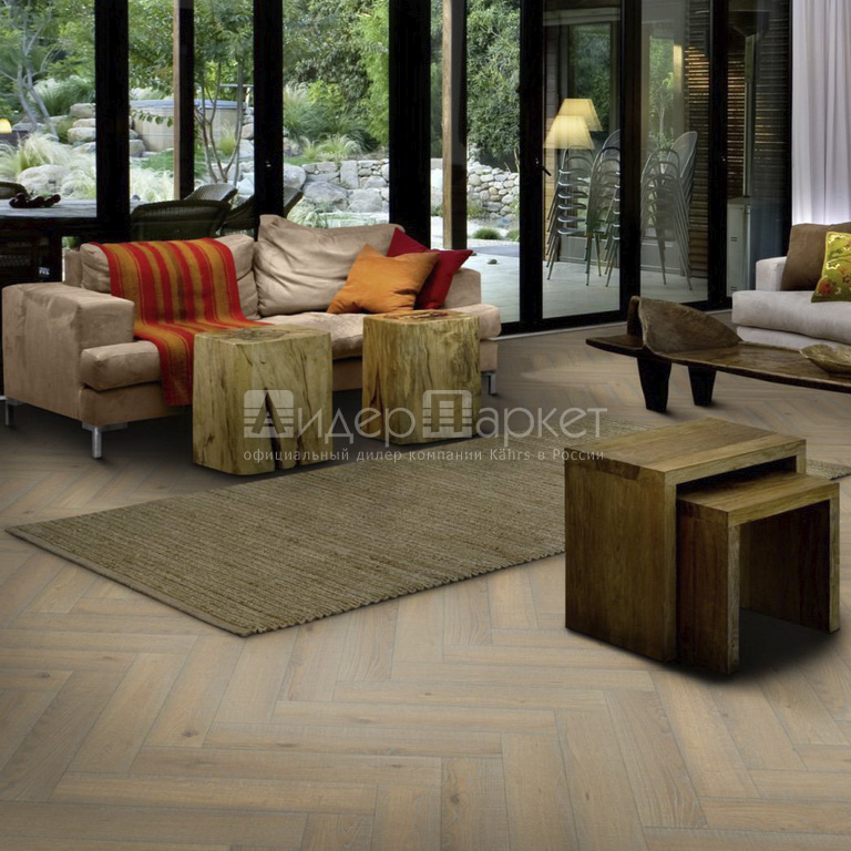 Дуб CC Винтаж белое масло Черс (Kahrs Oak CC Vintage White)