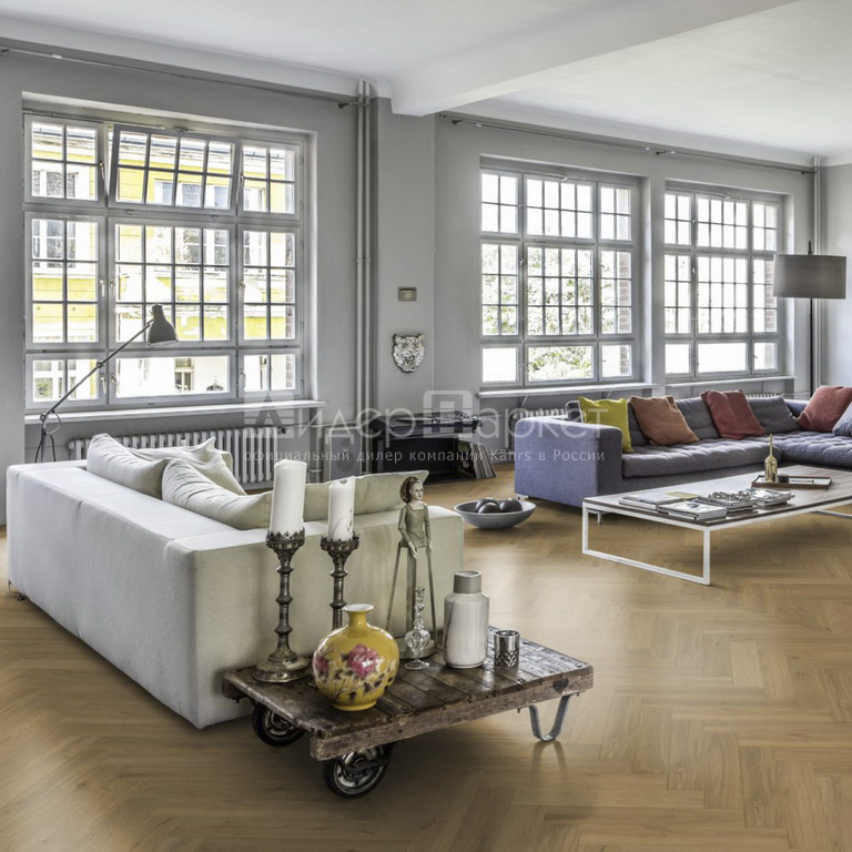 Дуб CD Серое масло Черс (Kahrs Oak CD Grey)