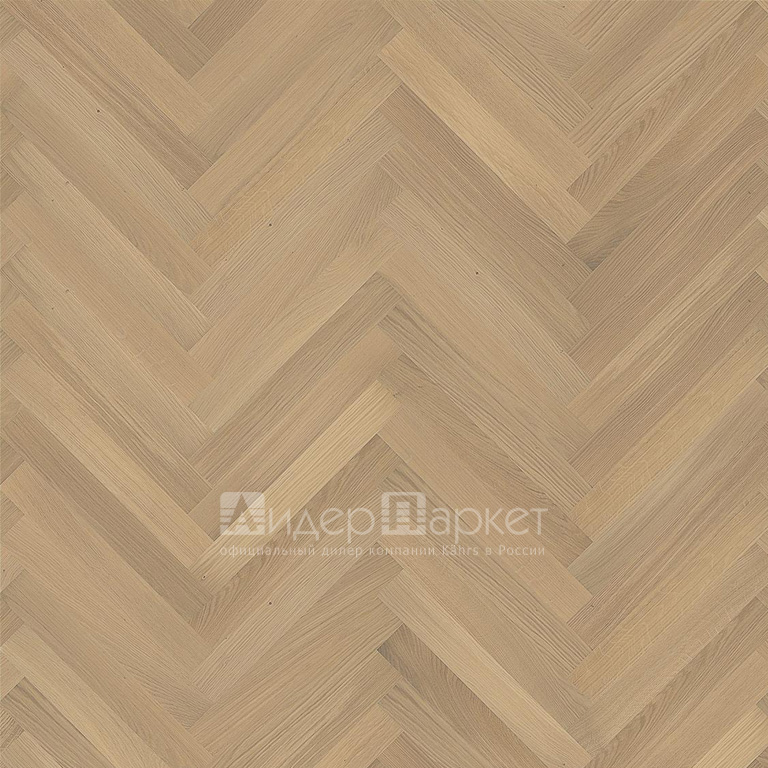 AB белый матовый Черс (Kährs Oak AB white matt lacquer HB)