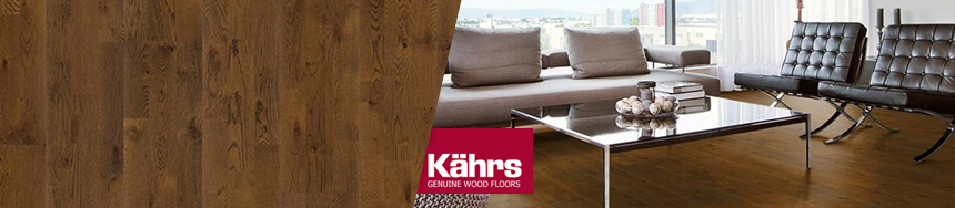 Коричневый паркетная доска Kahrs в интерьере